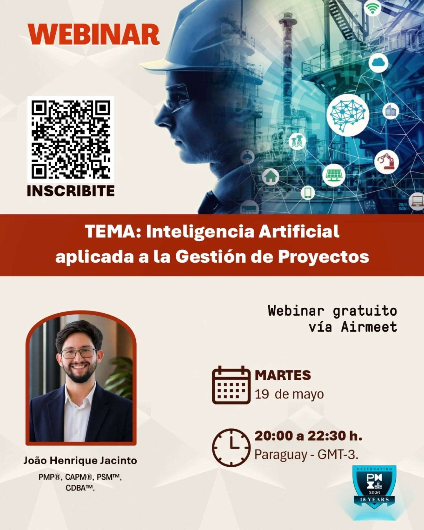 WEBINAR | Inteligencia Artificial aplicada a la Gestión de Proyectos